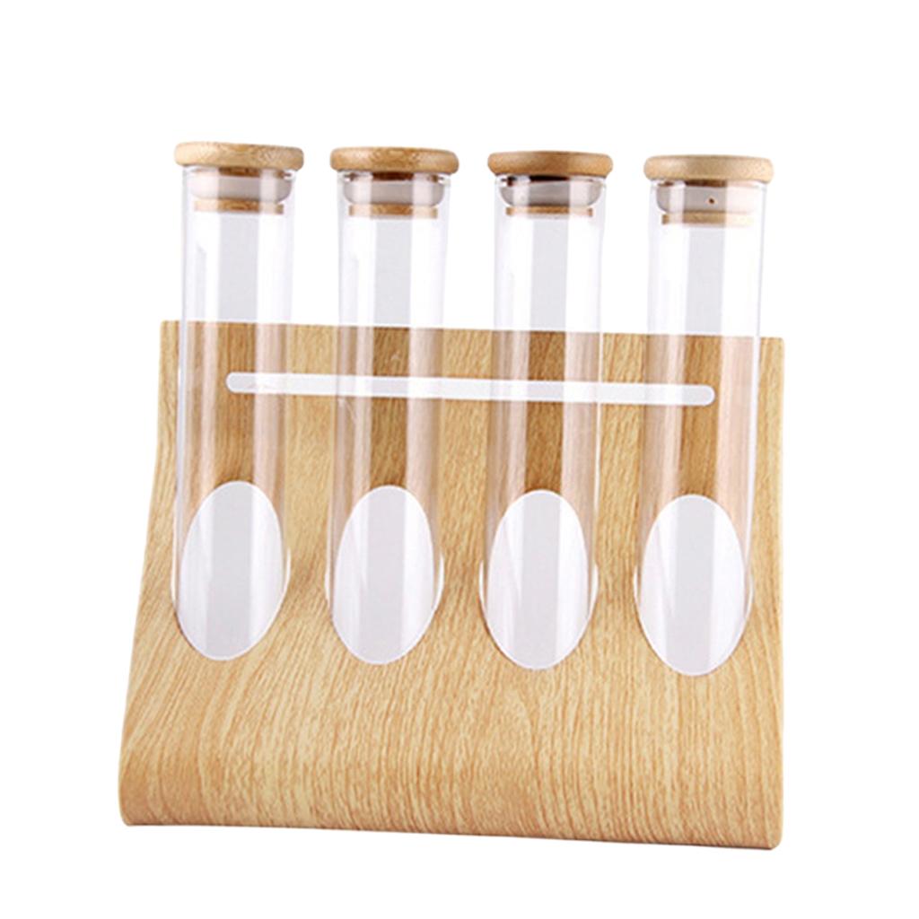 Glass Tube Storage Rack Visibl - Coffee Tea & Jane 评论和价格