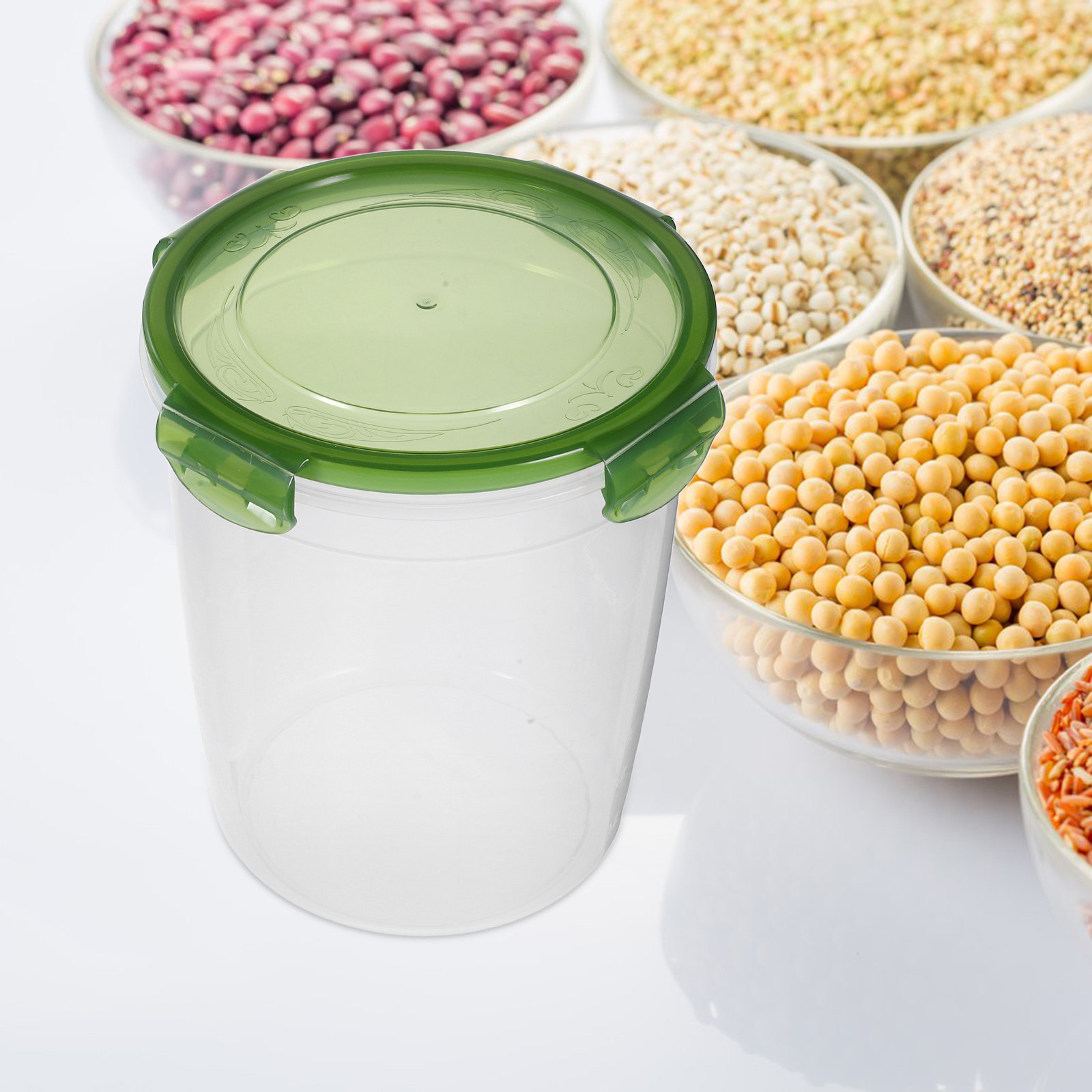 2Pcs Airtight Food Jar PP Plas - Coffee Tea Sugar 评论和价格
