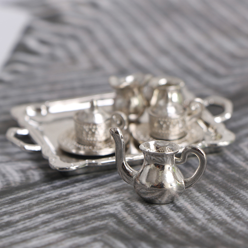 -*10pcs 1/12 Dollhouse Miniatu - Coffee Tea And Sugar Set 评论和价格