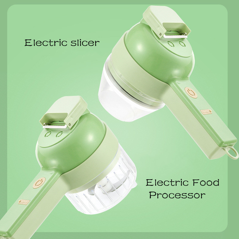 4In1 Electric Vegetable Cutter - Burr Hand Grinder 评论和价格