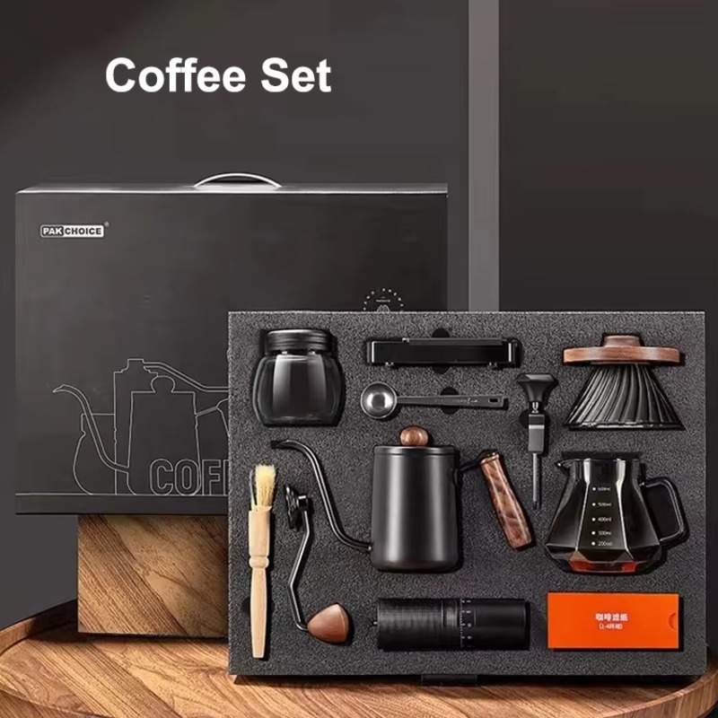 10pcs Travel Coffee Set Manual - Coffee Tea And Sugar Set 评论和价格