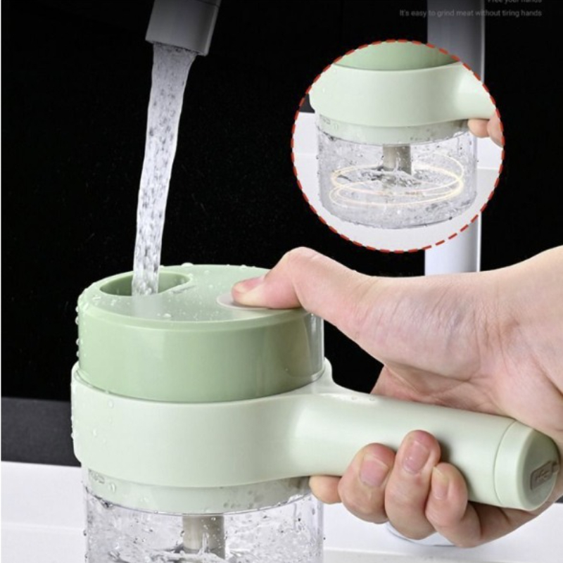 4In1 Electric Vegetable Cutter - Burr Hand Grinder 评论和价格