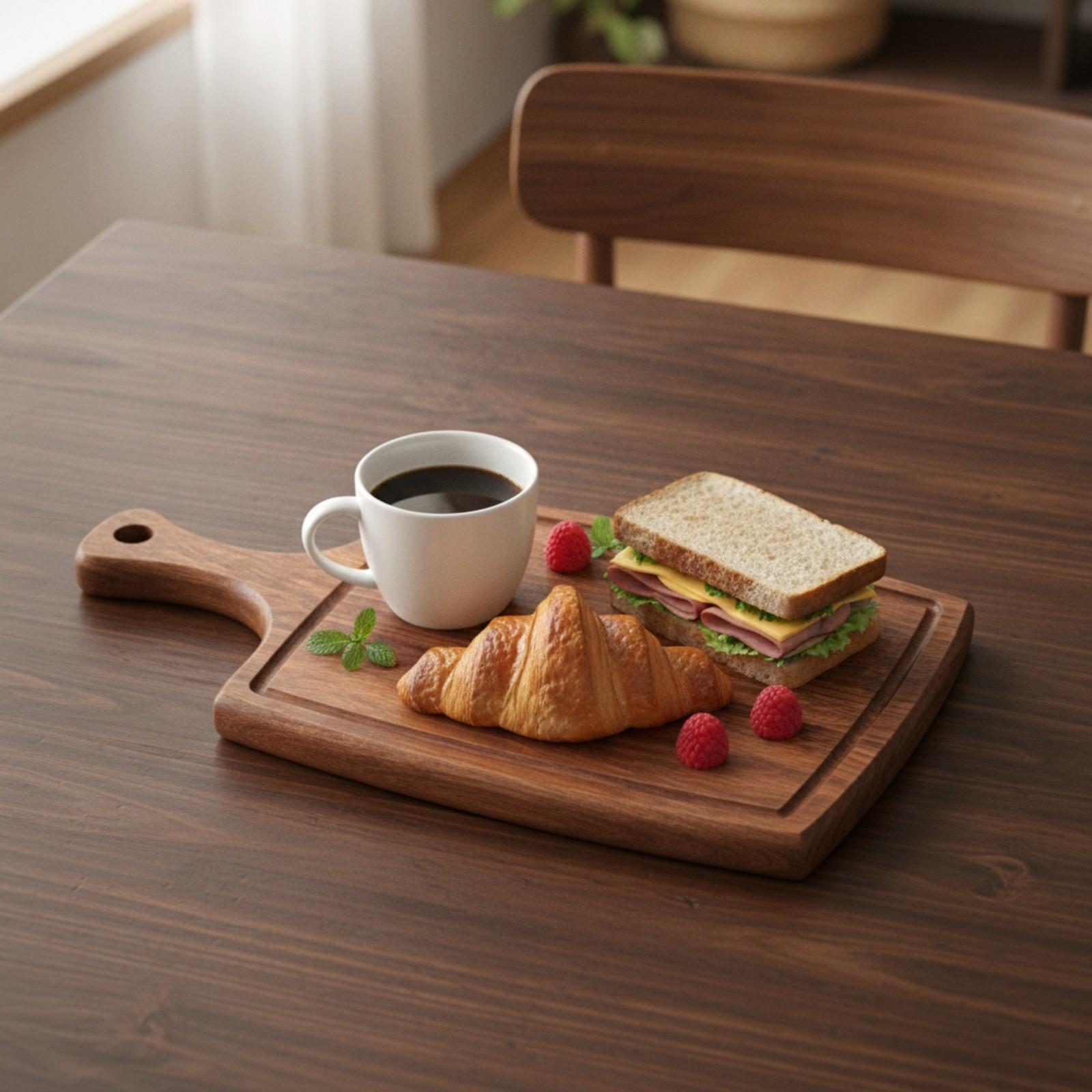 Wood Serving Tray with Hanging - Coffee Tea & Jane 评论和价格
